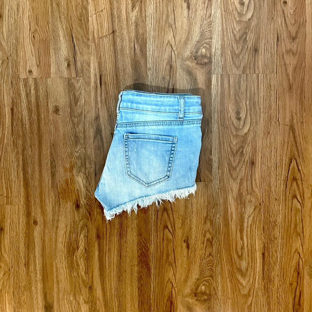 Wax jeans shorts